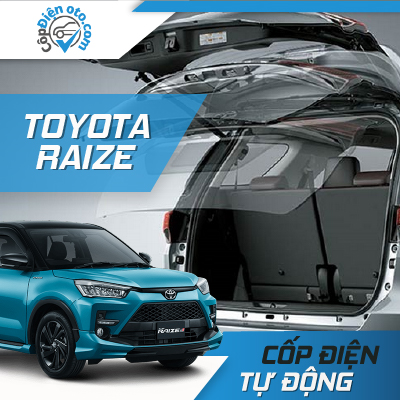 Nâng cấp lắp cốp điện Toyota Raize  Mang lại sự tiện lợi và dễ dàng cho người sử dụng