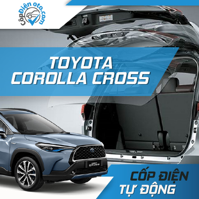 Nâng cấp lắp đặt cốp điện Toyota Cross kèm đá cốp theo xe