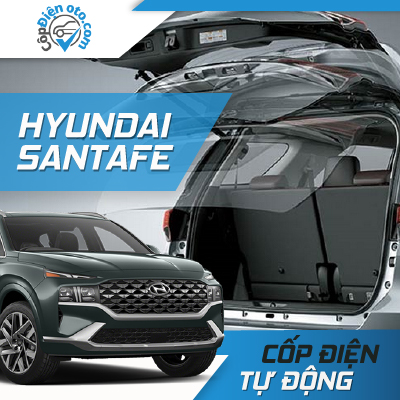 Bảng giá lắp cốp điện Hyundai SantaFe kèm đá cốp theo xe
